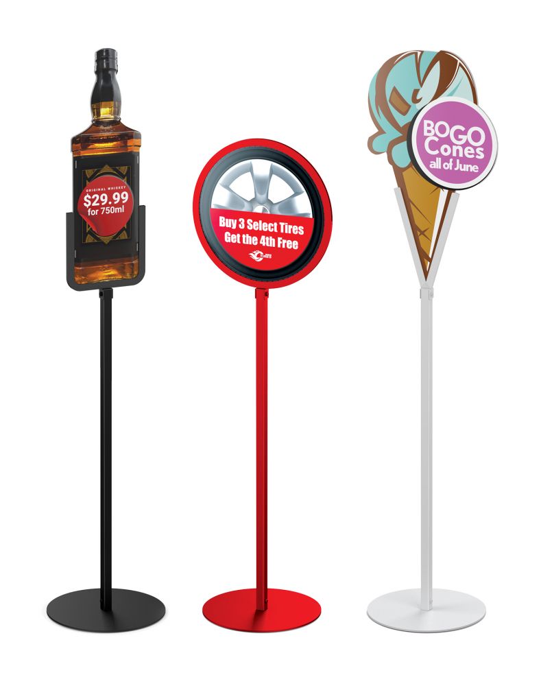 Testrite Visual Lollipop Stands